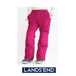 Lands End Girls Waterproof Squall Snowpants NWOT